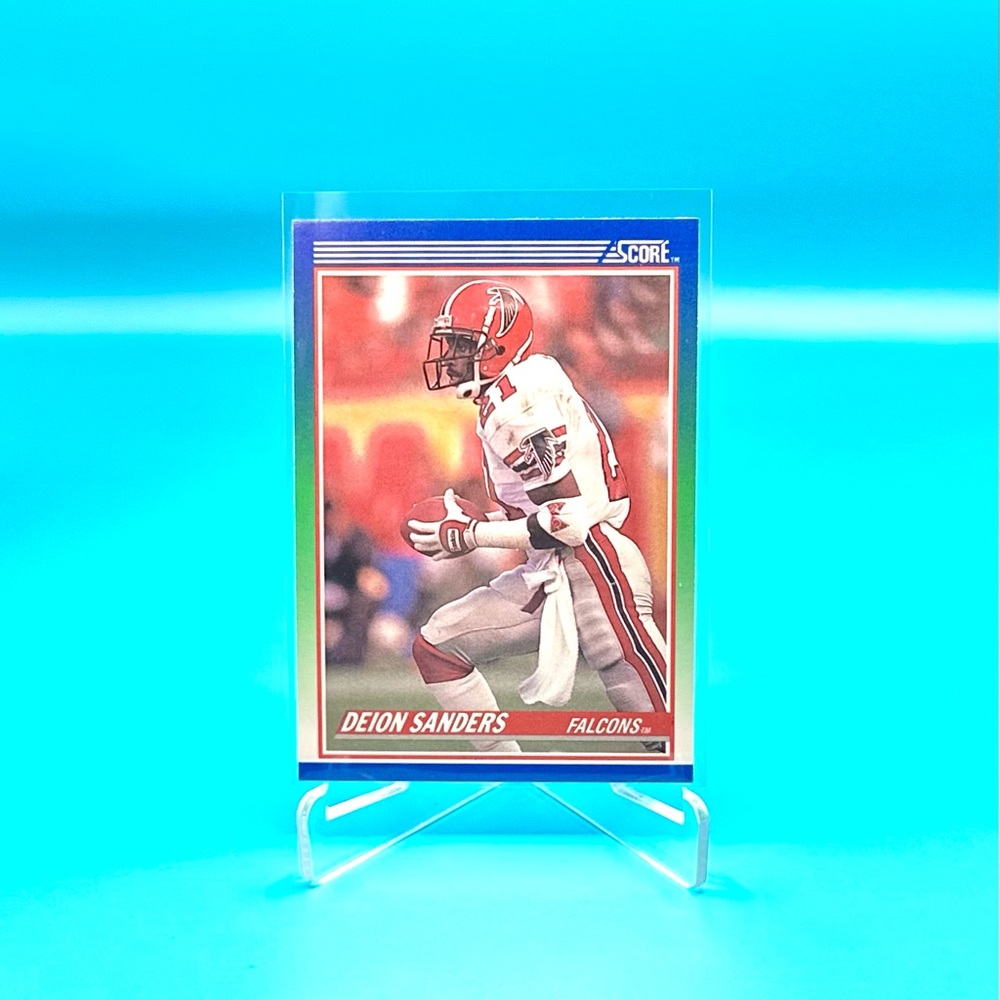 1990 Score Football🔥Deion Sanders🔥Rookie! 🤯 Atlanta Falcons!